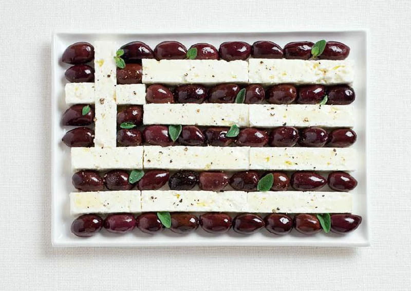 GRECIA: olive e feta.
