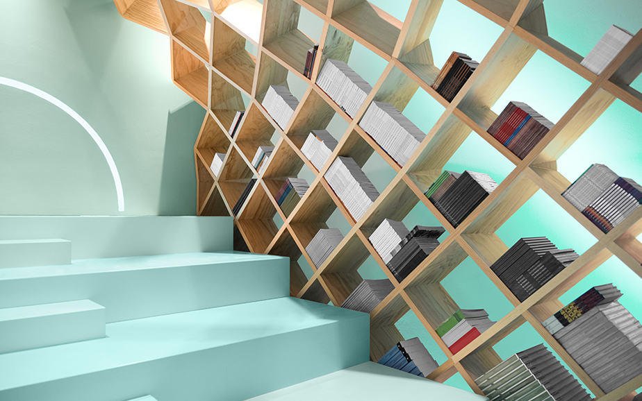 libreria-legno-design