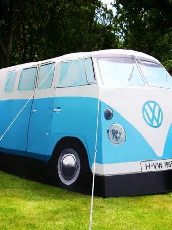 La tenda da campeggio Peace and Love: VW-Bus Zelt