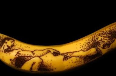 Banana art di Phil Hansen