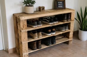 Scarpiera con pallet fai da te: come realizzarla passo dopo passo