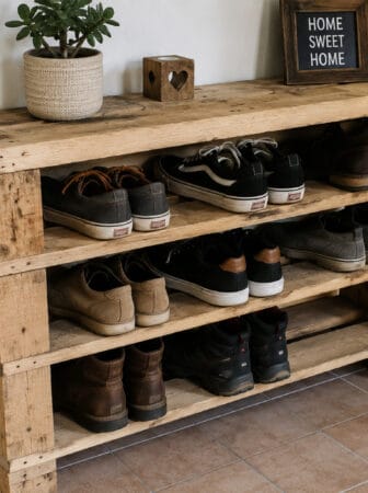 Scarpiera con pallet fai da te: come realizzarla passo dopo passo