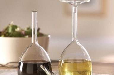 Wine Glass Oil & Vinegar Set