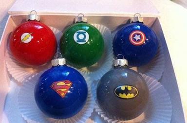 Palle di Natale per Supereroi