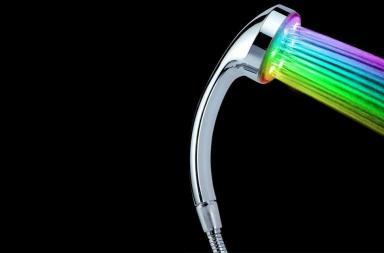 LED Rainbow Shower Head