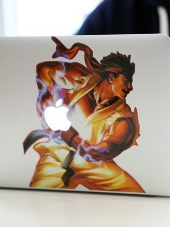 Street Fighter Ryu Macbook Decal