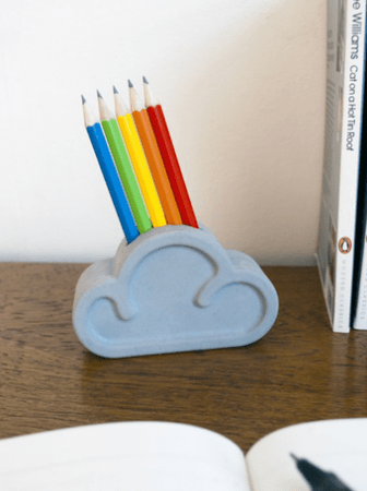 Cloud Pencil & Eraser Set