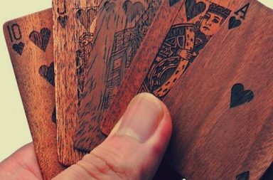 Wooden Deck of Cards