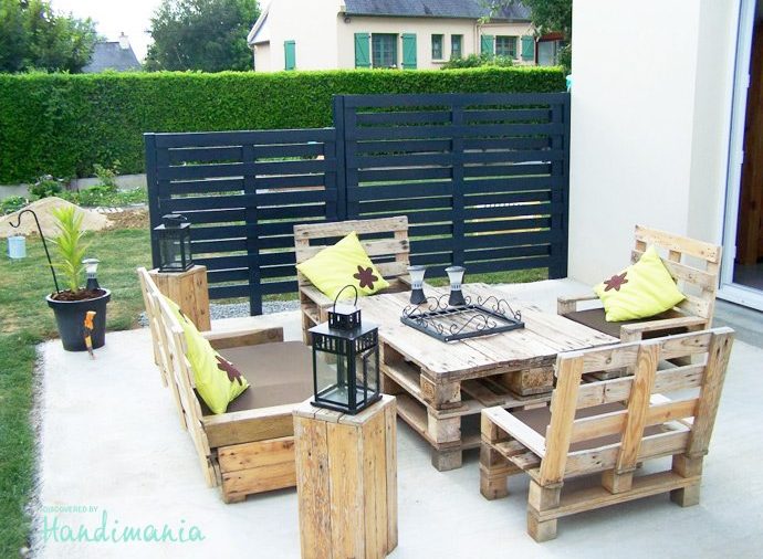 Pallets per salotto