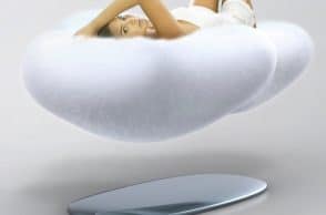Floating cloud couch concept