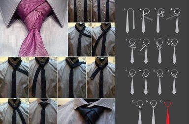 Nodo cravatta Necktie Eldredge Knot
