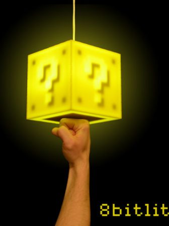 Interactive 8-bit Question Block Lamp