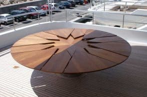 Fletcher Capstan Table, l’incredibile tavolo rotondo che si espande