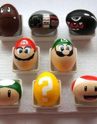 Uova di Super Mario per una Pasqua fai da te