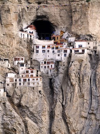 Phugtal Monastery in India.