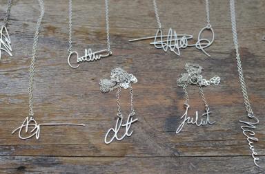 CUSTOM SIGNATURE NECKLACES BY BREVITY