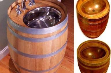 The Original Whiskey Barrel Sink