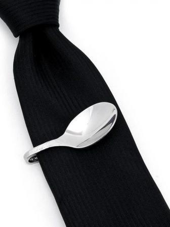 Pebble Spoon Tie Clip