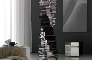 DNA Double-Helix Bookcase