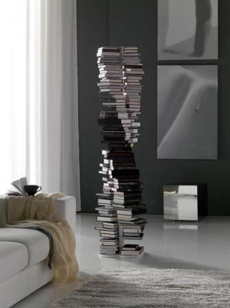 DNA Double-Helix Bookcase