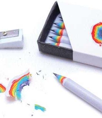 Rainbow pencils