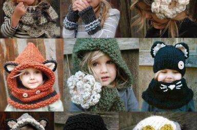 Crochet and Knitting Caps for children