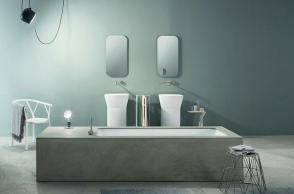 Wave, la vasca da bagno in ecocemento