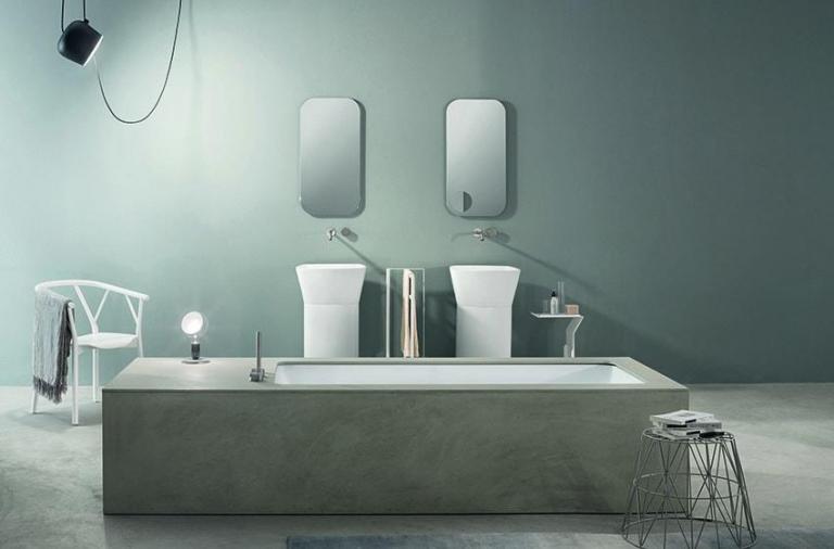 Wave, la vasca da bagno in ecocemento