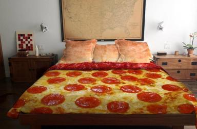 Pizza Bed by Claire Manganiello