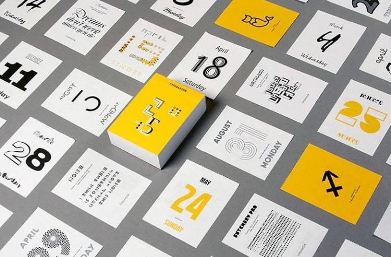 Typodarium 2015: un font per ogni giorno