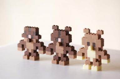 Costruzioni Lego di cioccolato