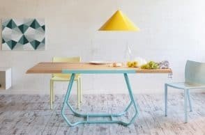 Duale, il tavolo da pranzo double-face