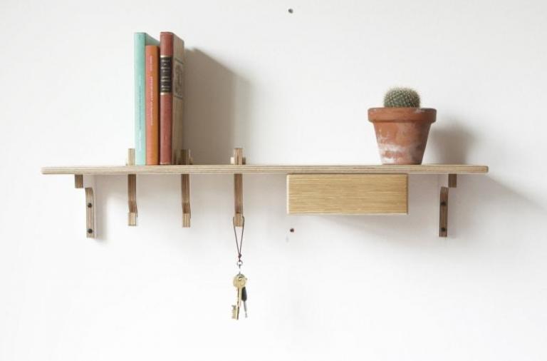 Mensola Hook Shelf by James Tattersall
