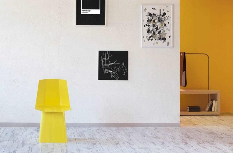 Linito la sedia in acciaio di design