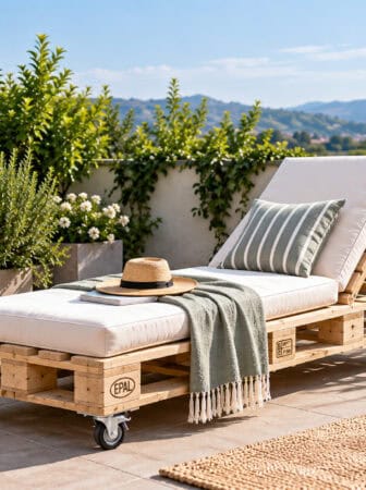 Lettino prendisole fai da te: come realizzarlo con i pallet