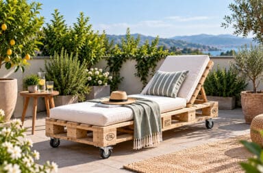 Lettino prendisole fai da te: come realizzarlo con i pallet