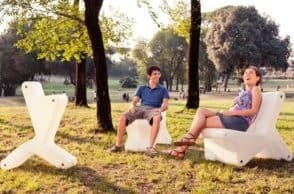 Sedia modulare KEER, il tetris che arreda