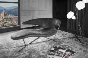 La nuova chaise longue MANTA al Salone del mobile 2017