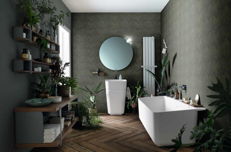Arredo bagno completo dal design originale Tulip