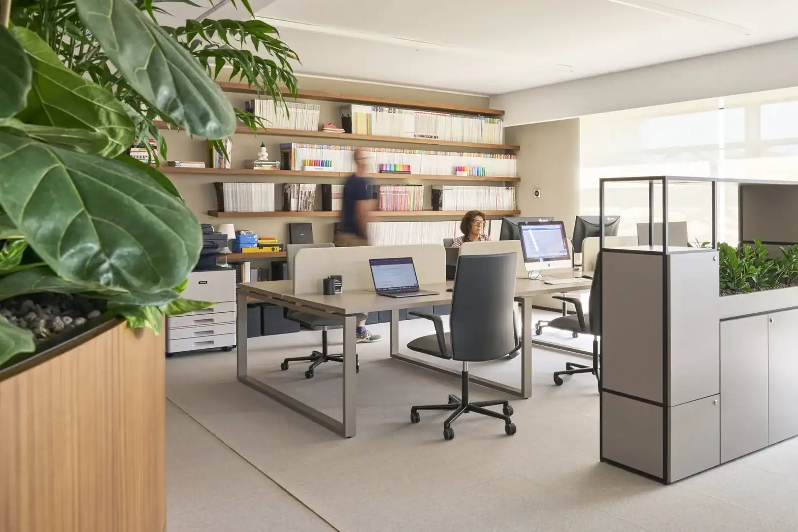 Meeting room con partizioni Luconi curve e morbide