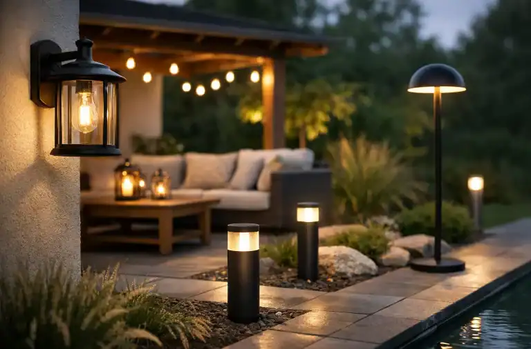 Come scegliere lampade da esterno con stile