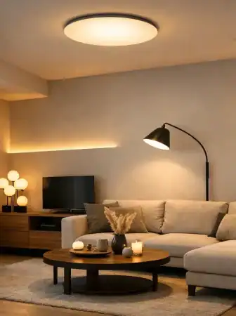 Illuminazione soggiorno senza controsoffitto: 8 idee
