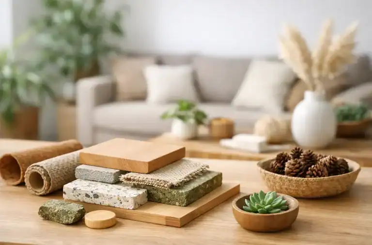 Materiali sostenibili per arredamento casa