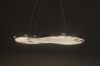 FABULA di MATLIGHT MILANO: la lampada in alabastro che trasforma la pietra in luce