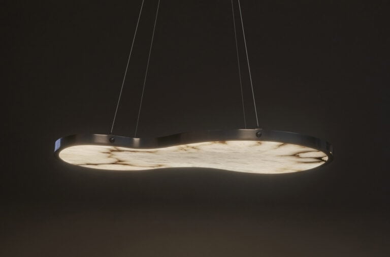 FABULA di MATLIGHT MILANO: la lampada in alabastro che trasforma la pietra in luce
