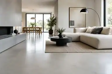 Microcemento resina per interni contemporanei