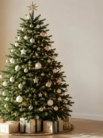 Albero di Natale minimal chic con 7 scelte di stile