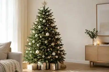 Albero di Natale minimal chic con 7 scelte di stile