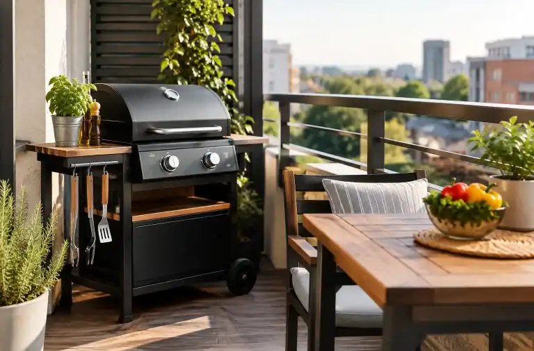 Barbecue da balcone: progetto, sicurezza e stile