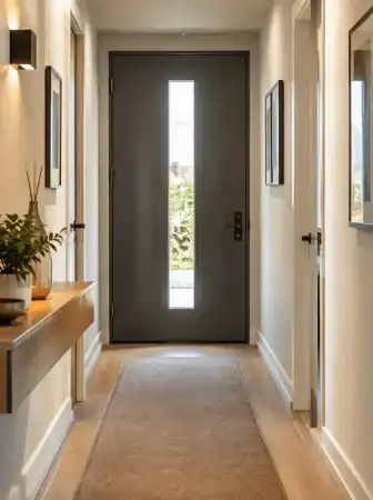 Come valorizzare ingresso stretto con il design